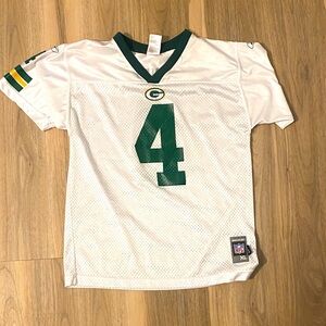 Brett Favre Green Bay Packers White Jersey